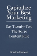 Cover: The 80/20 Content Rule - Independently Published