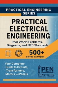 Enlarge image Cover: Practical Electrical Engineering Real-World Problems Diagrams, and NEC Standards - Practical Electrical Engineering Real-World Problems Diagrams, and NEC Standards