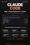 Cover: Claude Code - Ship 12 Real Projects in 30 Days - Claude Code - Ship 12 Real Projects in 30 Days