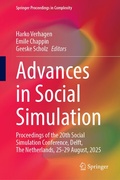Cover: Advances in Social Simulation - Springer