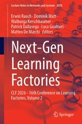 Cover: Next-Gen Learning Factories - Springer