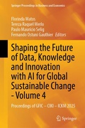 Cover: Shaping the Future of Data, Knowledge and Innovation with AI for Global Sustainable Change - Volume 4 - Springer