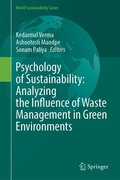 Cover: Psychology of Sustainability: Analyzing the Influence of Waste Management in Green Environments - Springer
