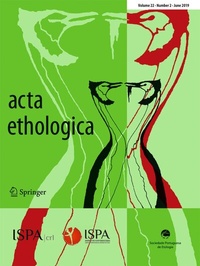 Abbildung von: acta ethologica - Springer