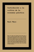 Cover: Contribuci&oacute;n a la cr&iacute;tica de la econom&iacute;a pol&iacute;tica - Biblioteca Nueva
