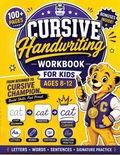 Cover: Cursive Handwriting Workbook for Kids Ages 8-12 - Polymath Panda