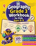 Cover: Geography Grade 3 Workbook for Kids Ages 8-9 - Polymath Panda