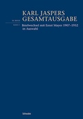 Cover: Briefwechsel mit Ernst Mayer 1907-1952 in Auswahl - Schwabe Verlagsgruppe AG Schwabe Verlag