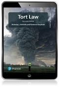 Cover: Tort Law - Pearson Education Limited