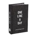 Cover: Black Canvas One Line a Day - Chronicle Books