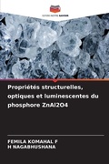 Cover: Proprietes structurelles, optiques et luminescentes du phosphore ZnAl2O4 - Editions Notre Savoir