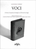 Cover: Voci. A Firenze, fra parole ed immagini, nel XX secolo - Arte contemporanea;EDIFIR