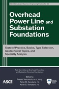Cover: Overhead Power Line and Substation Foundations - American Society of Civil Engineers