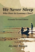 Cover: We Never Sleep - Who Does in Economy Class? - Austin Macauley Publishers