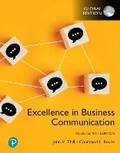 Cover: Excellence in Business Communication, Global Edition - Pearson Education Limited