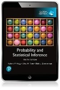 Enlarge image Cover: Probability and Statistical Inference, Global Edition - Pearson Education Limited