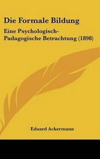 Enlarge image Cover: Die Formale Bildung - Kessinger Publishing