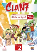 Cover: Clan 7 con &iexcl;Hola, amigos! 2 - Hueber Verlag