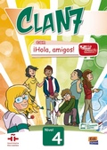 Cover: Clan 7 con &iexcl;Hola, amigos! 4 - Hueber Verlag