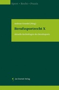 Cover: Berufssportrecht X - Jan Sramek Verlag KG