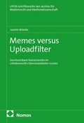 Cover: Memes versus Uploadfilter - Nomos