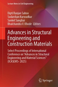 Enlarge image Cover: Advances in Structural Engineering and Construction Materials - Springer