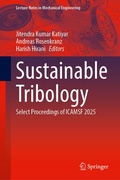 Cover: Sustainable Tribology - Springer