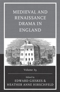 Cover: Medieval and Renaissance Drama in England - ABC-CLIO