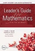Cover: Leader's Guide for Mathematics in a PLC at Work - Solution Tree