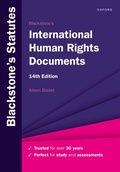 Cover: Blackstone's International Human Rights Documents - Oxford University Press