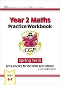 Cover: New CGP KS1 Maths Workbook - Year 2 Spring Term (extra practice for the White Rose scheme) - Coordination Group Publications Ltd (CGP)