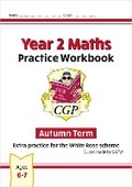 Cover: New CGP KS1 Maths Workbook - Year 2 Autumn Term (extra practice for the White Rose scheme) - Coordination Group Publications Ltd (CGP)