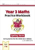 Cover: New CGP KS2 Maths Workbook - Year 3 Spring Term (extra practice for the White Rose scheme) - Coordination Group Publications Ltd (CGP)