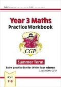 Cover: New CGP KS2 Maths Workbook - Year 3 Summer Term (extra practice for the White Rose scheme) - Coordination Group Publications Ltd (CGP)