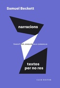 Cover: Narracions i textos per no res - Club Editor 1959 S.L.