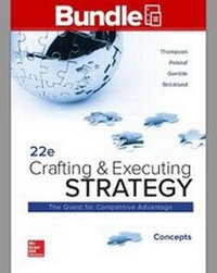 Enlarge image Cover: Gen Combo LL Crafting and Executing Strategy: Concepts; Connect Access Card Conc - McGraw-Hill Education