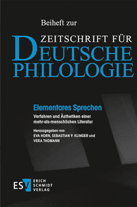 Enlarge image Cover: Elementares Sprechen - Erich Schmidt Verlag