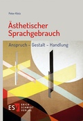 Cover: &Auml;sthetischer Sprachgebrauch - Erich Schmidt Verlag