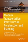 Cover: Modern Transportation Infrastructure Construction and Planning - Springer
