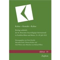 Cover: Kultur - Kontakt - Kultur - Zaphon