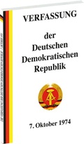 Cover: Die Verfassung der Deutschen Demokratischen Republik - Verlag Rockstuhl