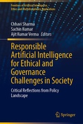 Cover: Responsible Artificial Intelligence for Ethical and Governance Challenges in Society - Springer