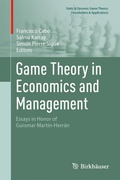 Cover: Game Theory in Economics and Management - Birkh&auml;user