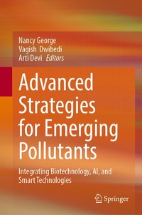 Enlarge image Cover: Advanced Strategies for Emerging Pollutants - Springer