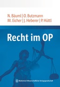 Cover: Recht im OP - MWV Medizinisch Wissenschaftliche Verlagsgesellschaft