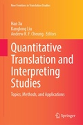 Cover: Quantitative Translation and Interpreting Studies - Springer