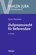 Cover: Zivilprozessrecht f&uuml;r Referendare - Vahlen