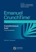 Cover: Emanuel CrunchTime for Constitutional Law - Aspen Publishing