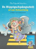 Cover: Ds Hippigschp&auml;ngschtli uf em Schuelw&auml;g, Hippi-Set (Buch + Magnetschild) - Helvetia Verlag