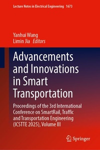 Enlarge image Cover: Advancements and Innovations in Smart Transportation - Springer
